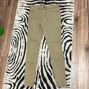 Universal thread khaki jeggings high rise pants